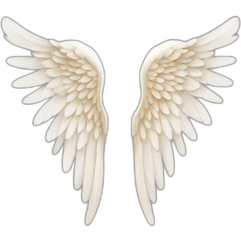 Angel wing emoji