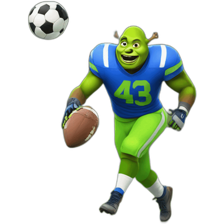 Ijr up 🄵🄾🅁 🄽🄲🅇🄿🄿🄿🄿🄿🄿Shrek playing football emoji