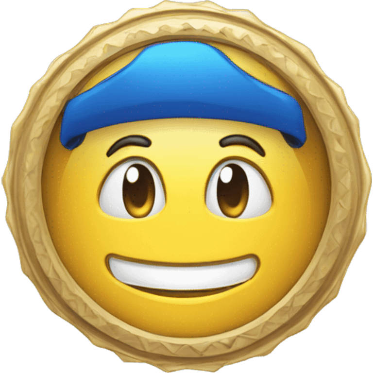 Badge certifié bleu  emoji