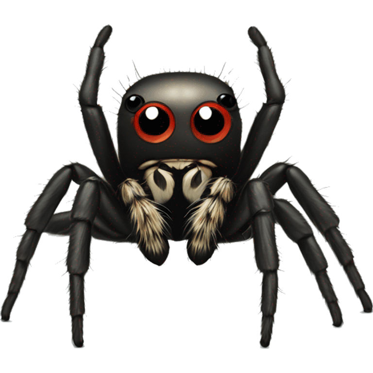 Cute jumping spider  emoji