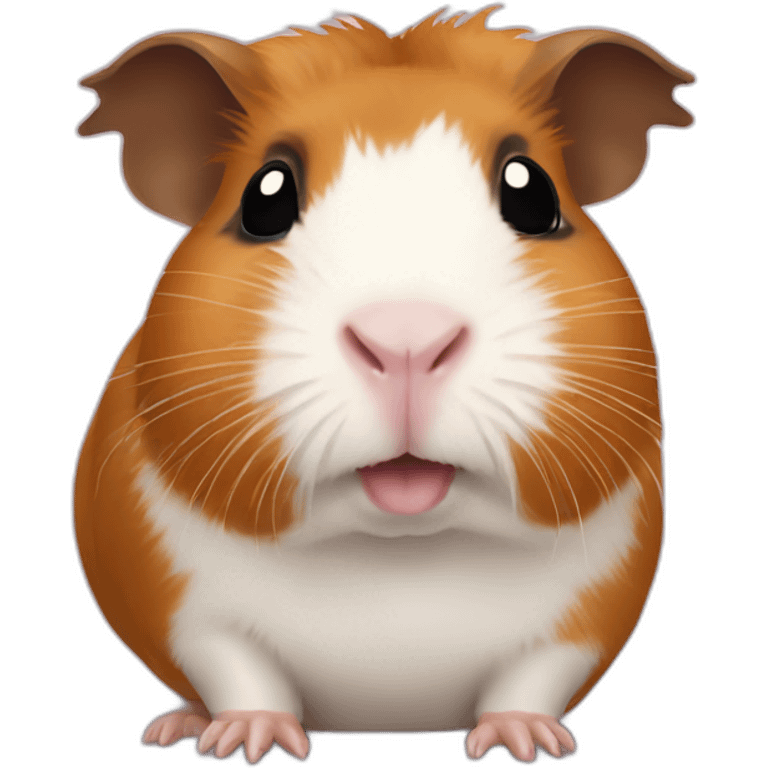 guinea pig in iphone style emoji