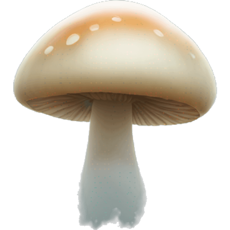 Mushroom behind the fog emoji