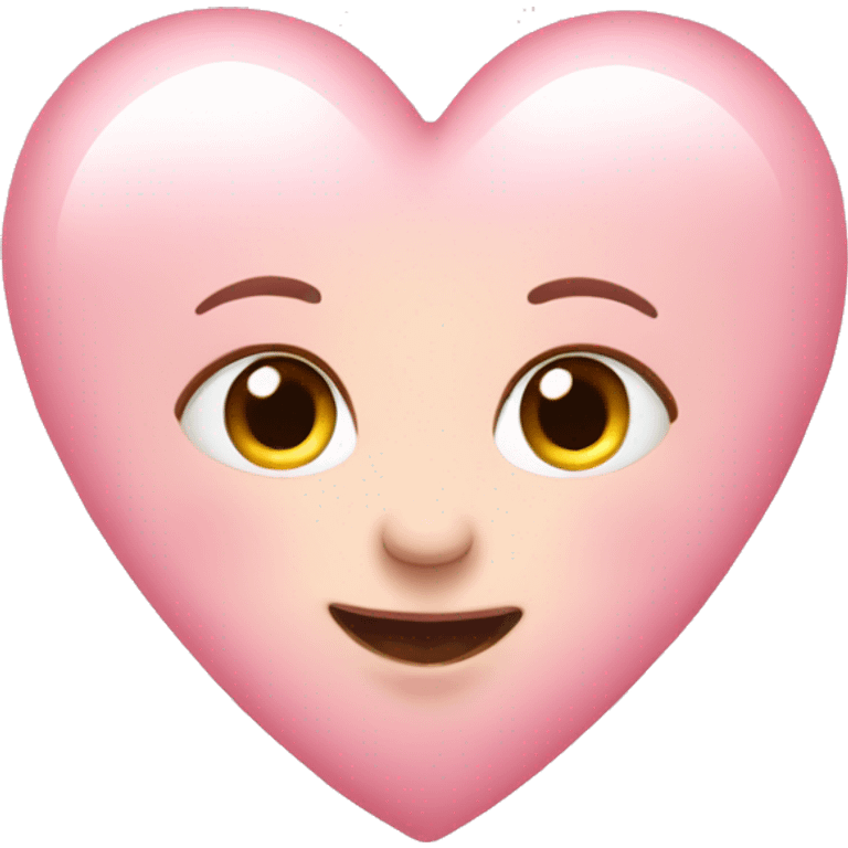 Baby pink heart  emoji