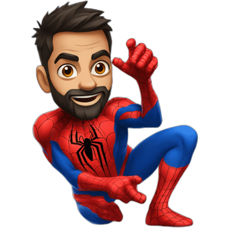 Virat Kohli Spiderman emoji