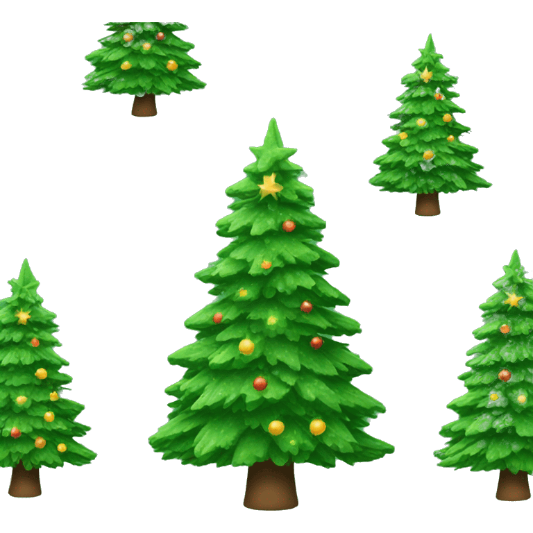 green Christmas tree emoji