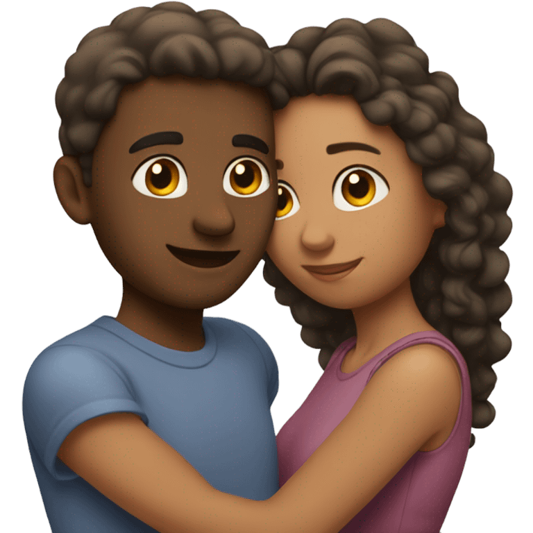 couple. hugging. love. emoji