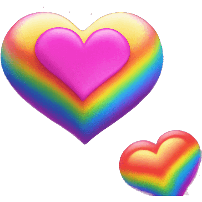 lisa frank space heart emoji