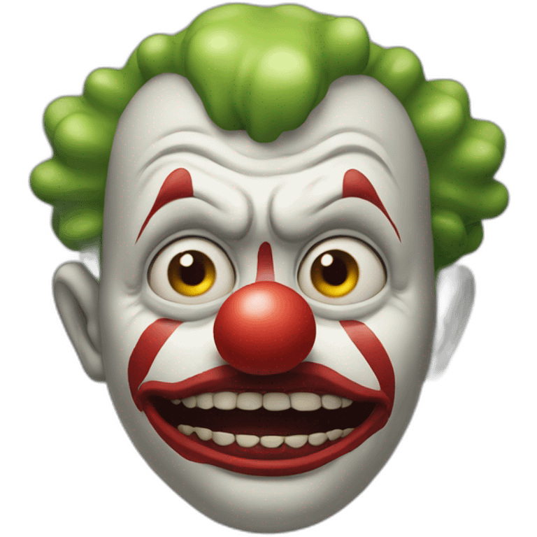 Clown terrifiant emoji