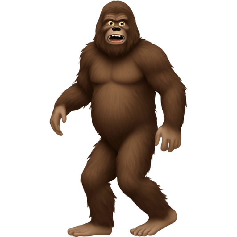 Bigfoot emoji