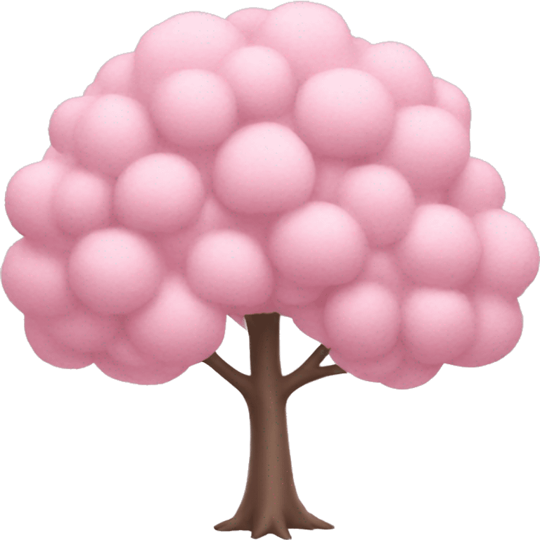 pastel pink tree emoji