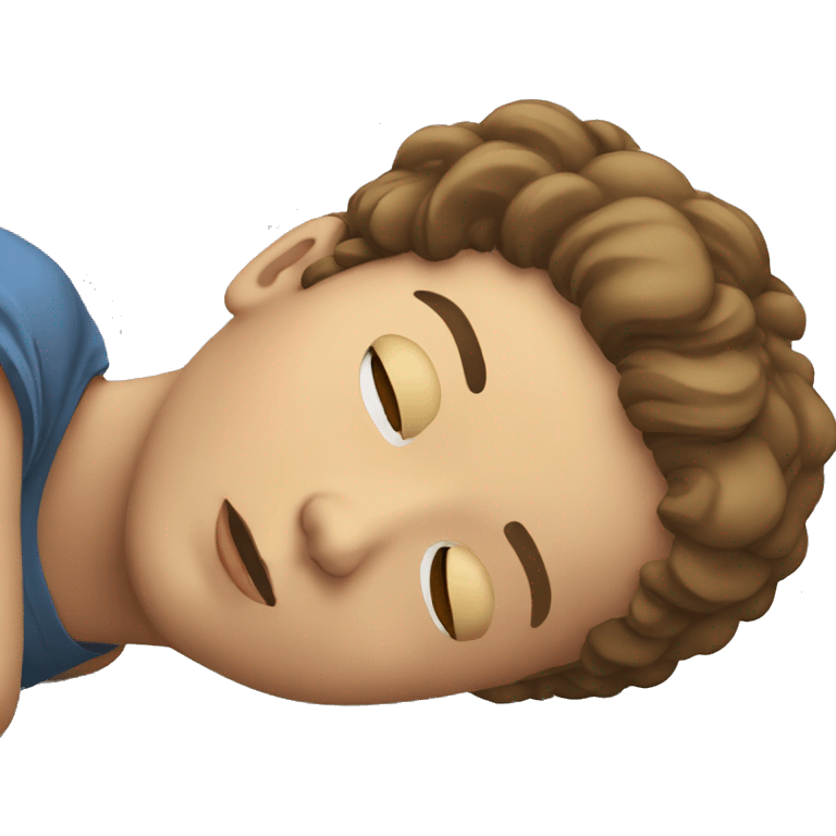 person laying sprawled on the ground face up emoji