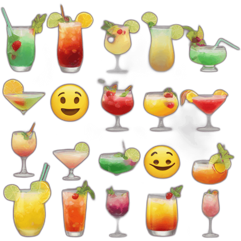 Mix cocktails emoji