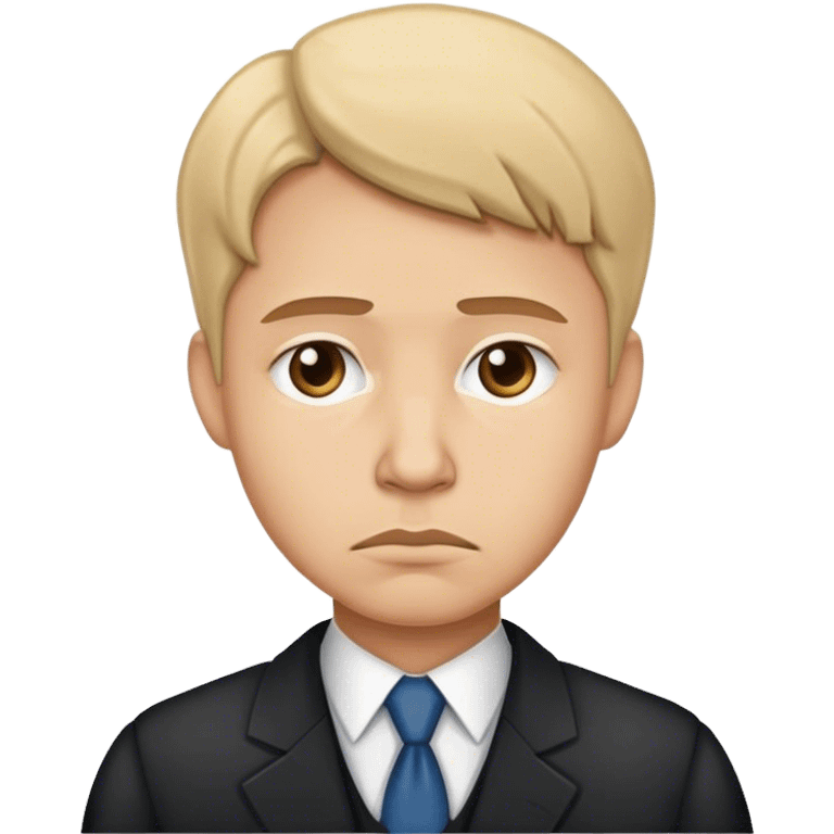 Sad lawyer emoji