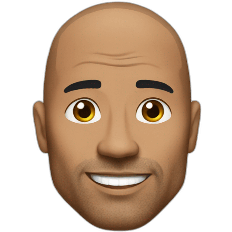 the rock étonné emoji