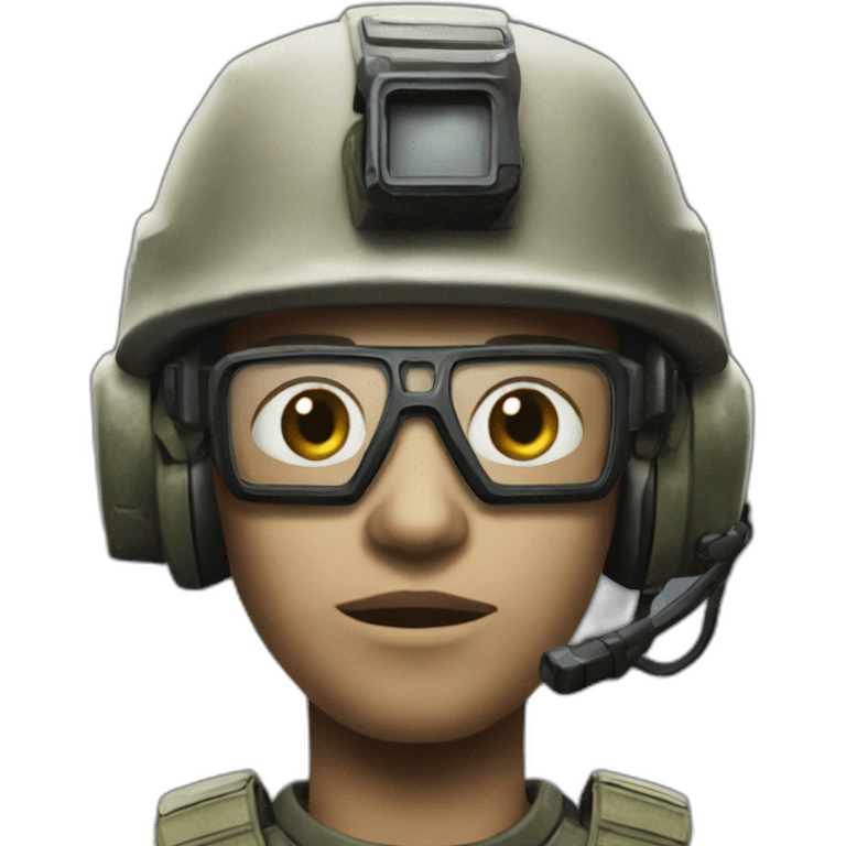 Ghost Operator of call of duty emoji