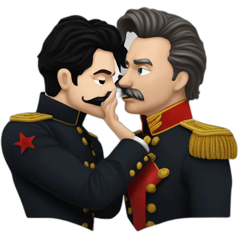 Edward scissor hands kissing stalin emoji