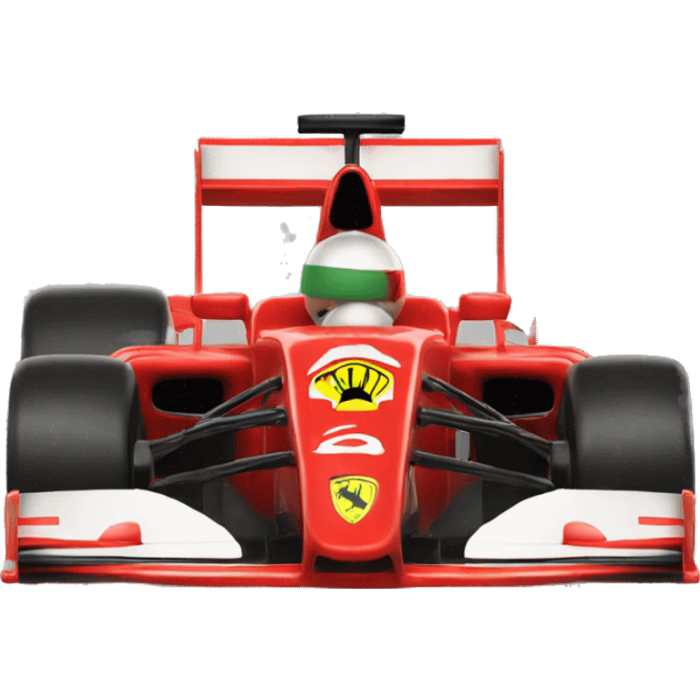 Formula 1 ferrari car emoji