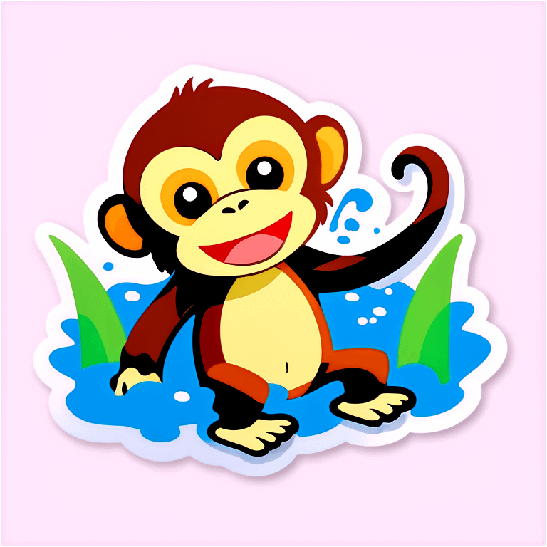 Monkey, drowning, and compliment emoji