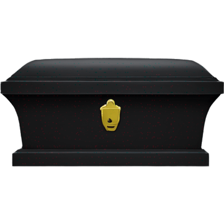 black coffin emoji