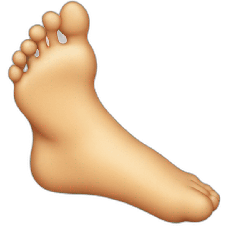 foot emoji