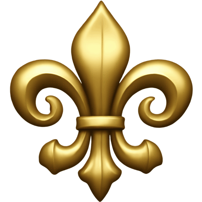 Golden fleur de lis emoji