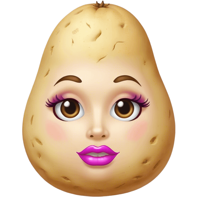 Drag queen potato emoji