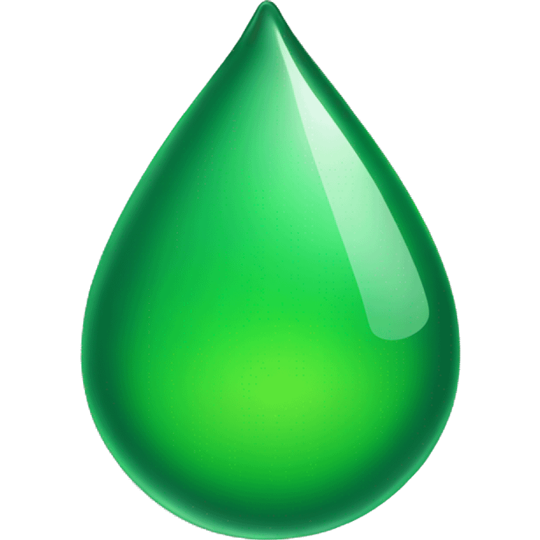 a green drop emoji