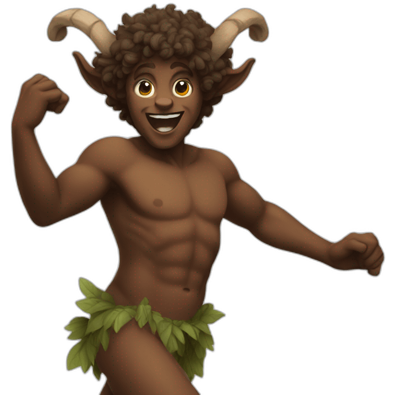 satyr dance emoji