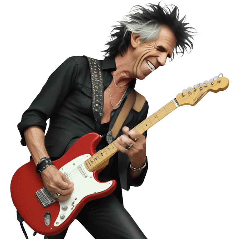 Keith richards smiling sexy emoji