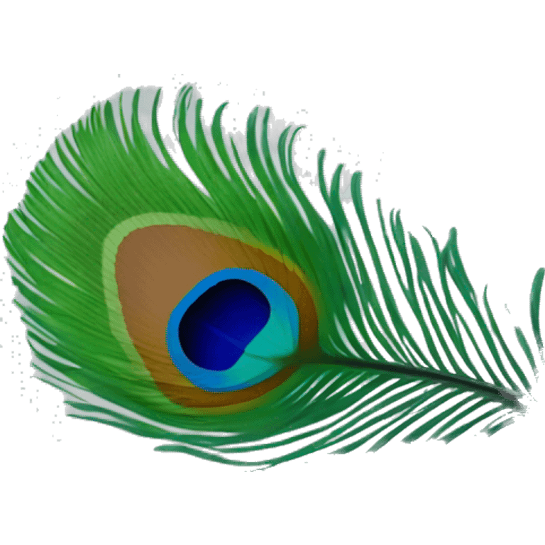 peacock feather emoji