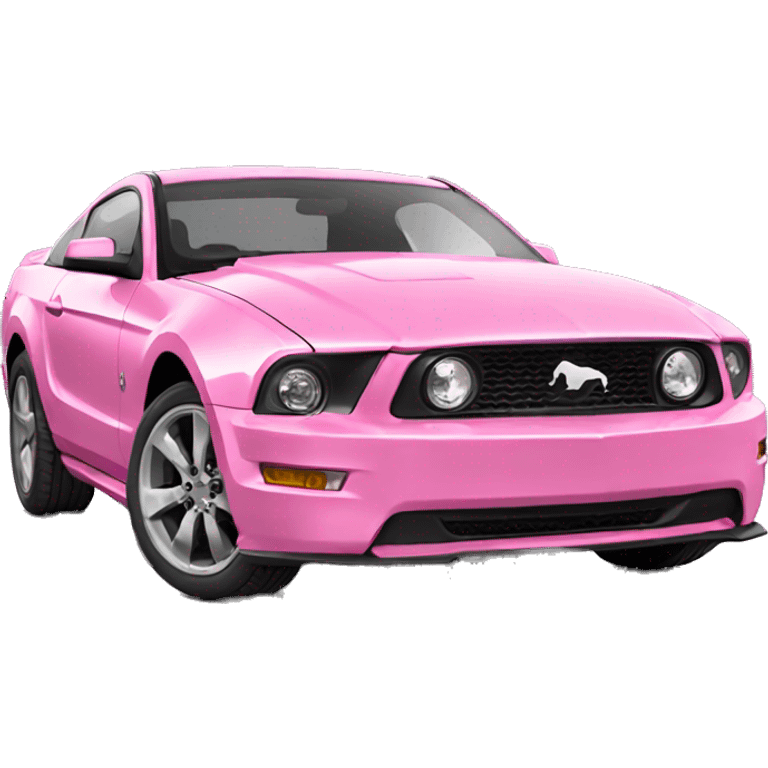 Pink mustang emoji