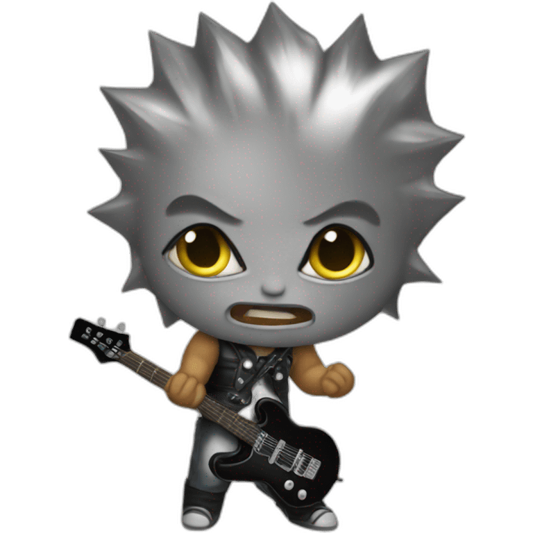 Metal headbang baby emoji