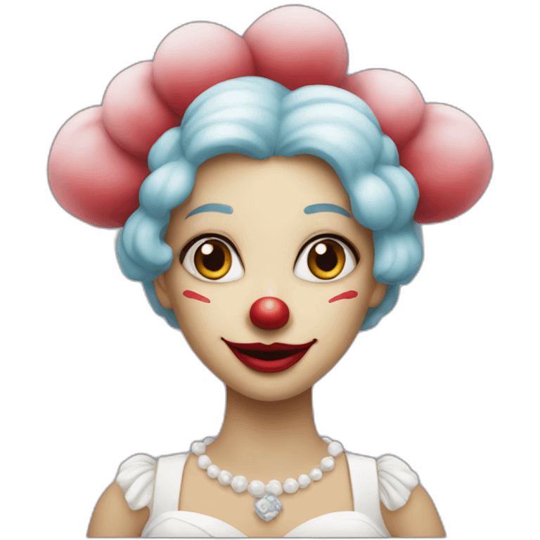 clown bride emoji