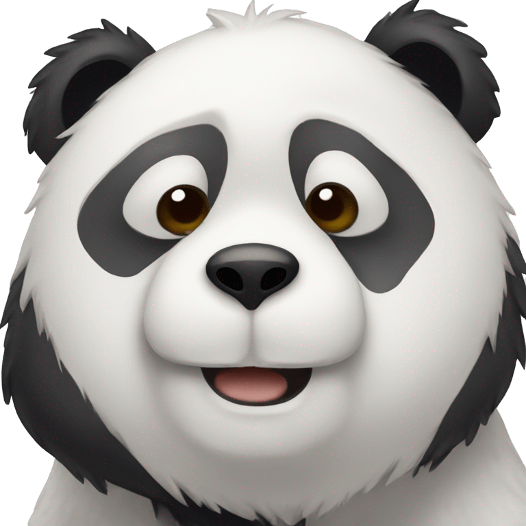 A panda in the same form as this bear '🧸' emoji