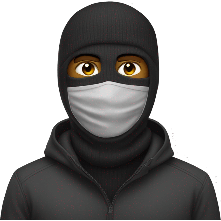 man in ski mask emoji