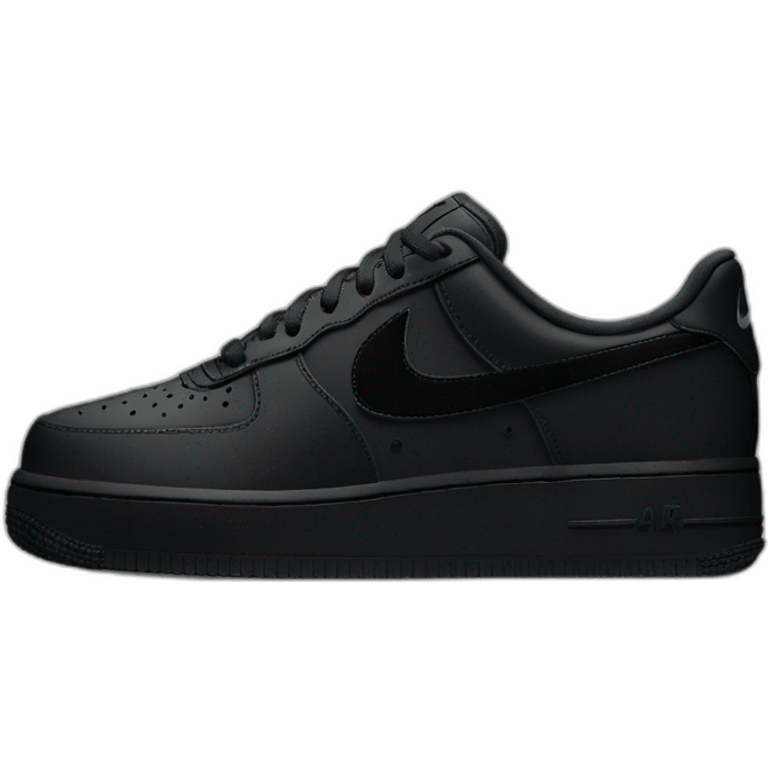 Nike AF1 vanta black emoji