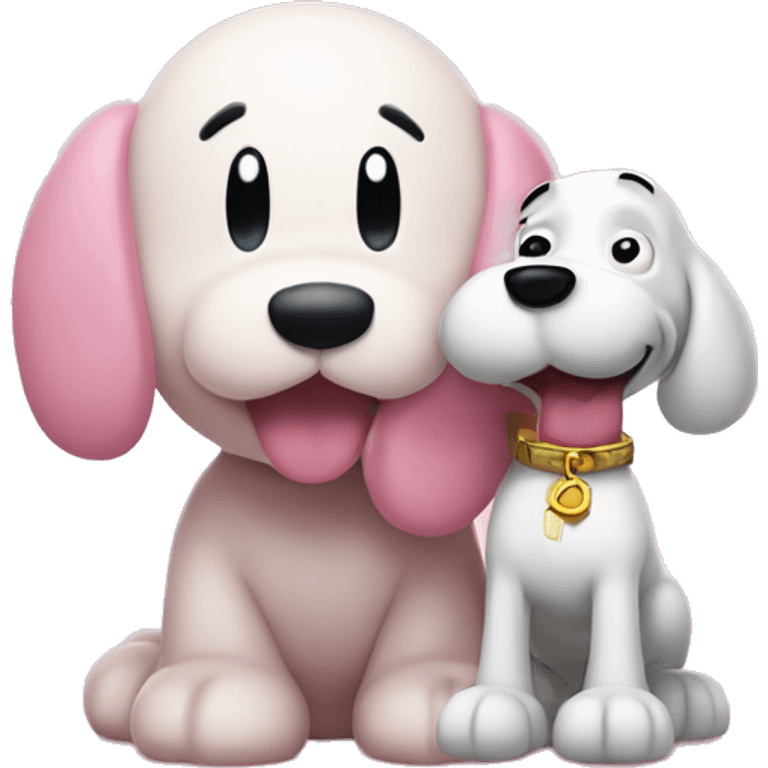 Kirby and snoopy emoji