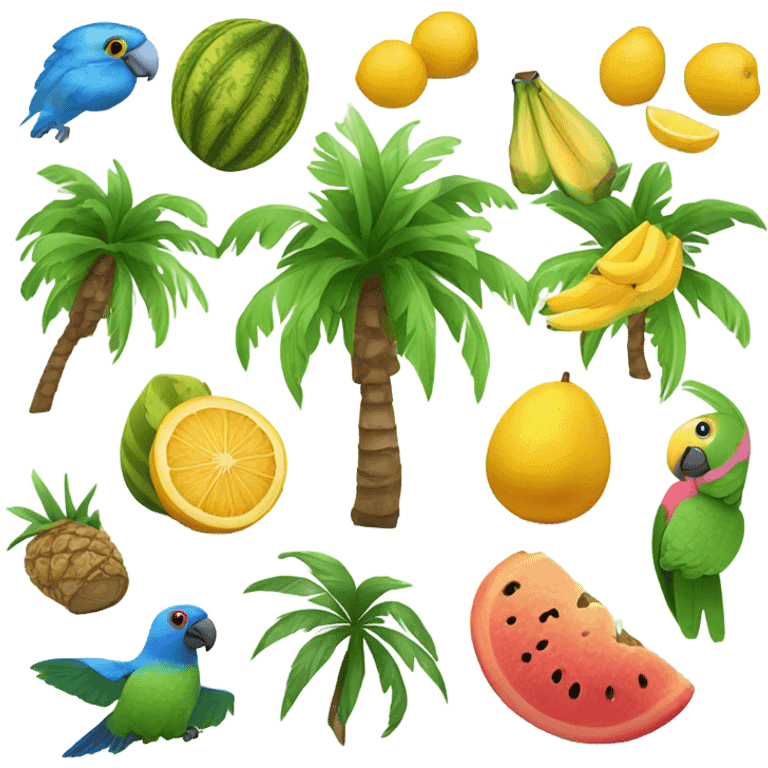 tropical emoji