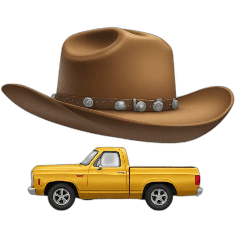 cowboy car emoji