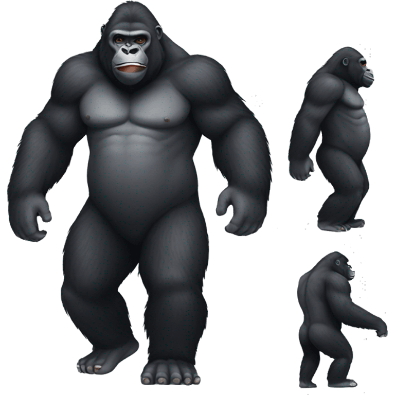 gorilla full body emoji