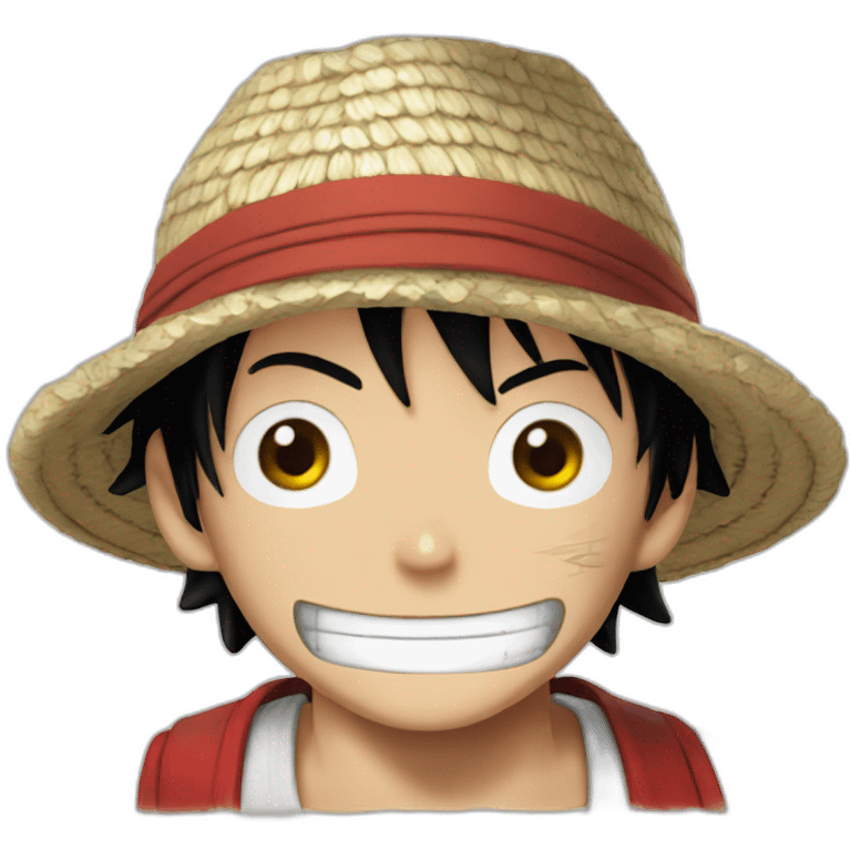 Luffy from one piece emoji