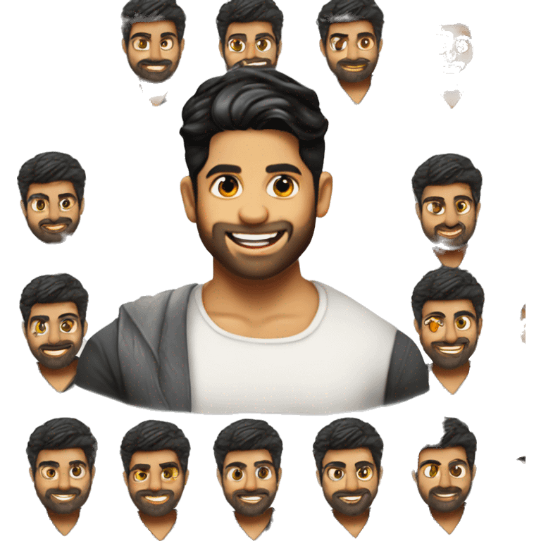 Tollywood actor allu arjun emoji