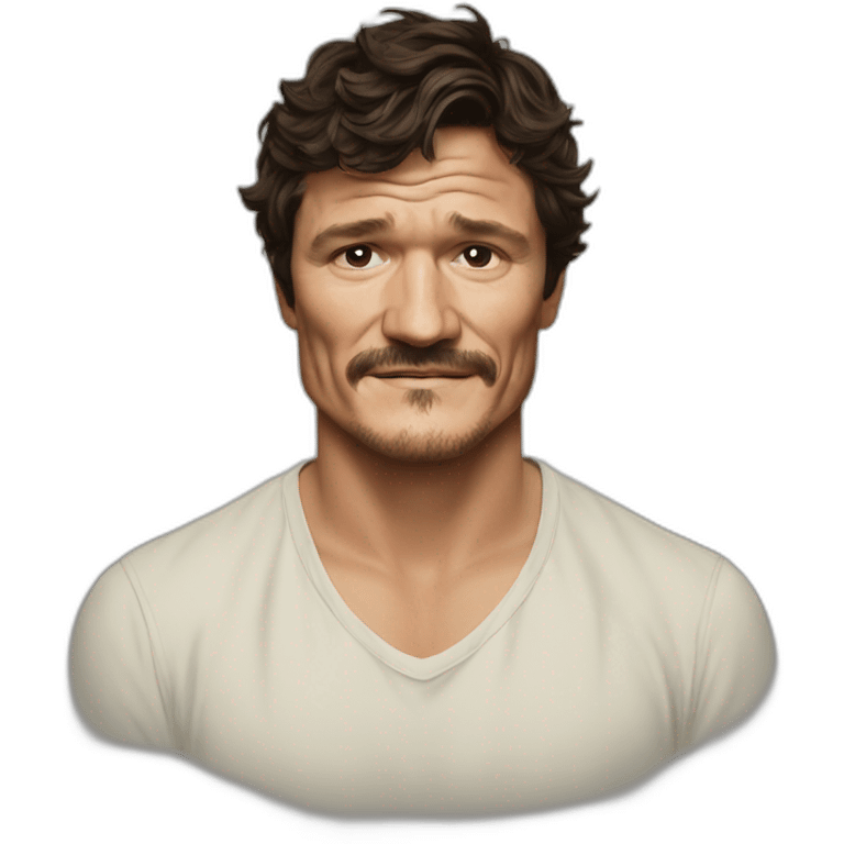 Portrait Pedro Pascal emoji