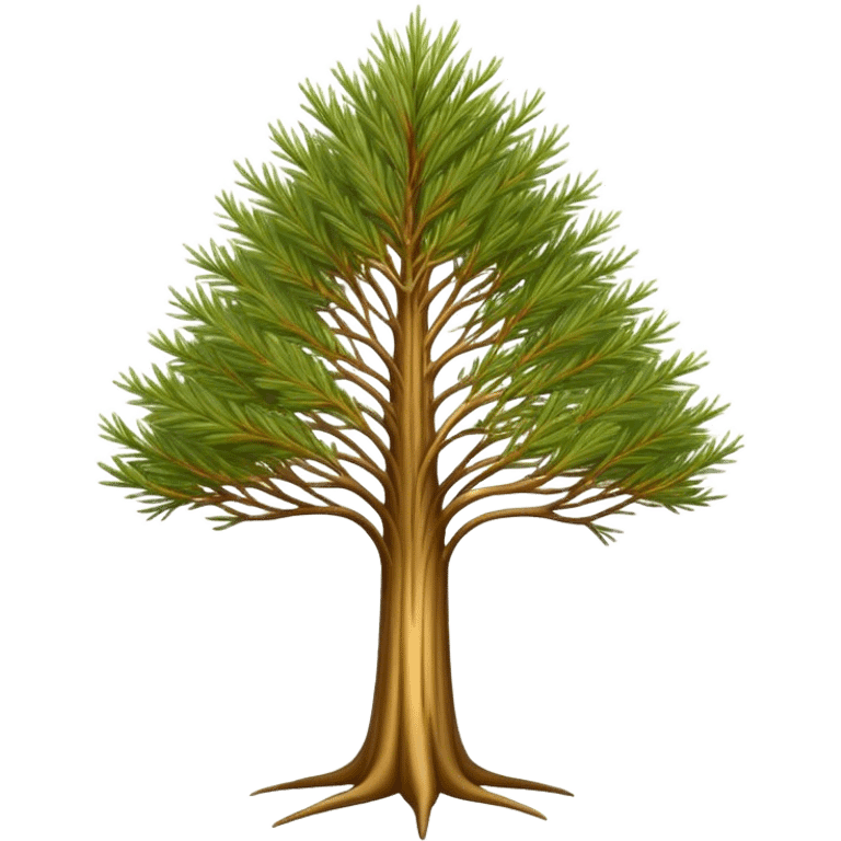 Cinematic Realistic Allocasuarina Emoji, Tall and elegant, with long, needle-like foliage that gives the tree a fine, wispy appearance. The tree’s soft, golden-brown color adds warmth to the landscape. Soft glowing outline, capturing the essence of Australian beauty, strength, and serenity in an allocasuarina tree! emoji