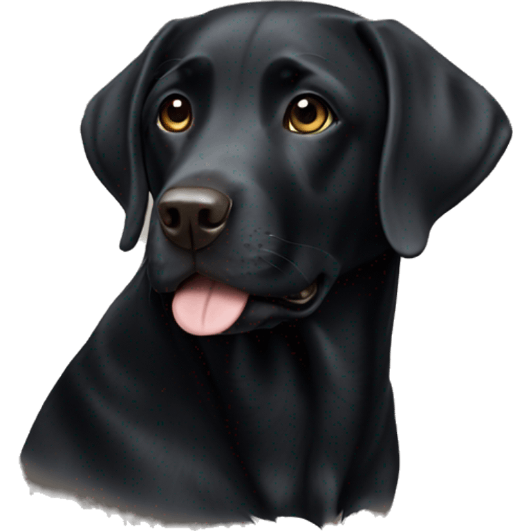 Black Labrador  emoji