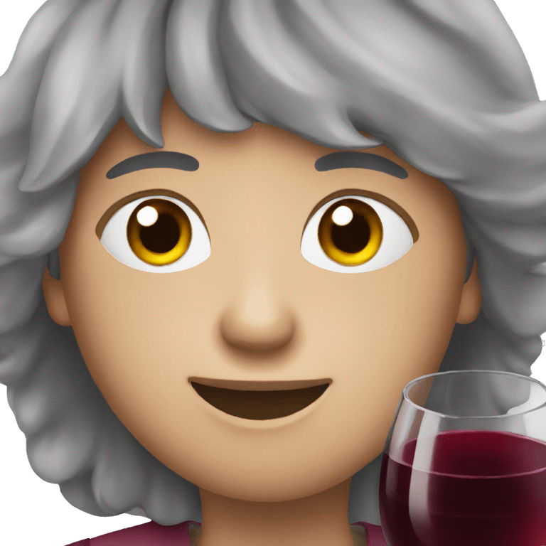 red wine emoji