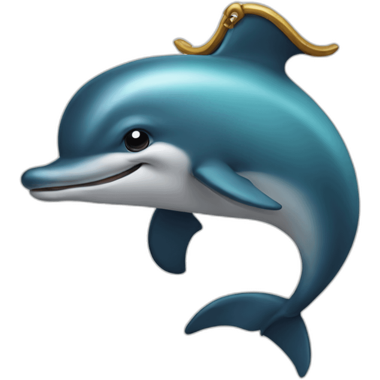 Pirate dolphin  emoji