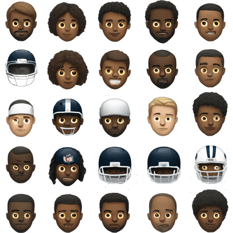 NFL teams and players  emoji