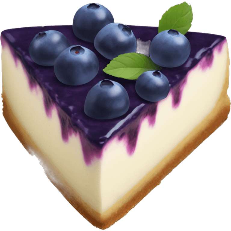 Blueberry Cheesecake  emoji