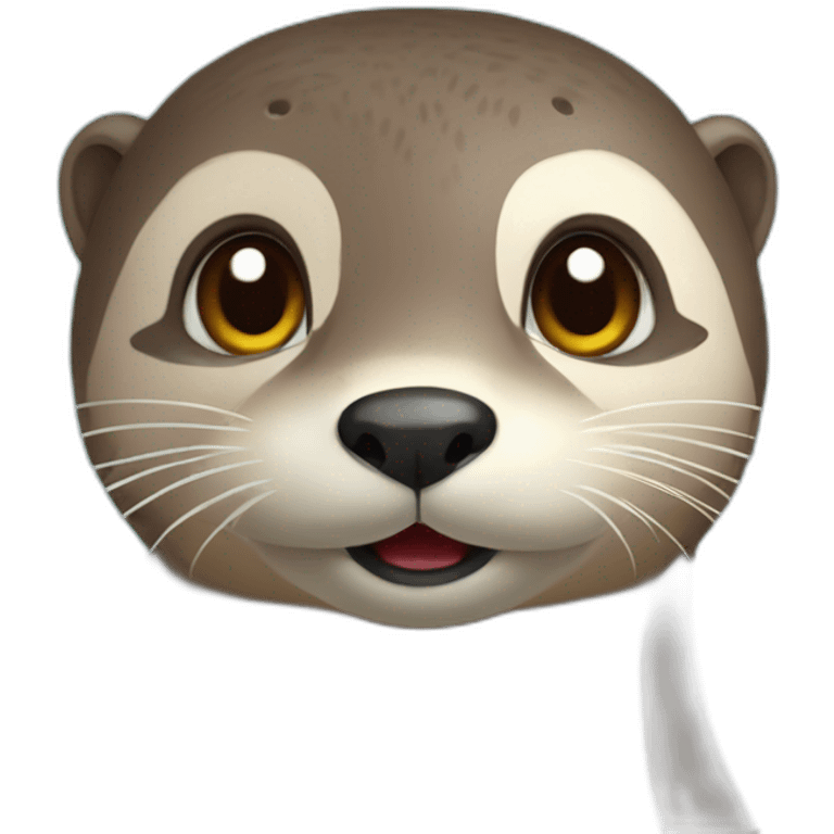 Loutre sur dromadaire emoji